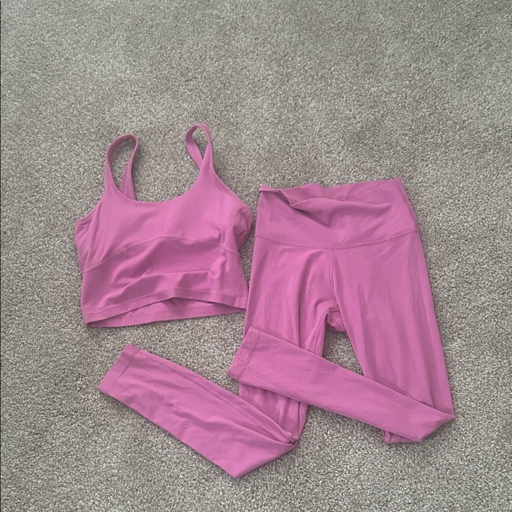 Aritzia Pink Activewear Set